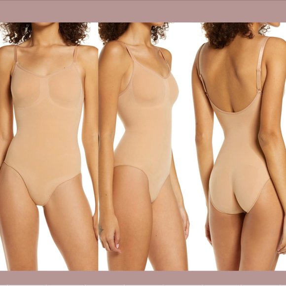 SKIMS Other - NEW‎ $62 SKIMS [ L/XL ] Sculpting Snaps Bodysuit in Ochre Nude #5252